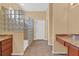 Main bathroom with a large walk-in shower at 4538 Nottoway Dr, Leesburg, FL 34748
