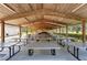 Covered outdoor pavilion with picnic tables, perfect for gatherings at 4538 Nottoway Dr, Leesburg, FL 34748