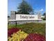 Trinity Lakes community entrance sign at 7120 Cherry Pasture Rd, Groveland, FL 34736