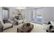 Spacious living room with access to the backyard and pool at 356 Nova Dr, Davenport, FL 33837