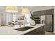 Modern kitchen featuring white quartz countertops and stainless steel appliances at 12614 Clear Sapphire Dr # 137, Winter Garden, FL 34787