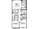 Third floor plan featuring primary suite and additional bedrooms at 2171 E South St # 5, Orlando, FL 32803