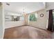 Dining area featuring hardwood floors and chandelier at 358 Winchester Ct, Longwood, FL 32779