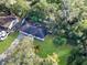 Aerial view of a house and its surrounding area at 1422 N Highland St, Mount Dora, FL 32757