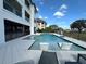 Large pool with plenty of lounge space at 331 Muirfield Loop, Reunion, FL 34747