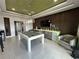 Game room featuring a pool table and a wet bar at 331 Muirfield Loop, Reunion, FL 34747