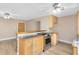 Kitchen with stainless steel appliances and granite countertops at 180 N Lakewood Cir, Maitland, FL 32751