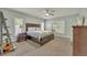 Large main bedroom with ample space and carpet flooring at 3136 Heartleaf Pl, Winter Park, FL 32792