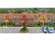 Aerial view of community, showing building and parking at 2955 Banana Palm Dr, Kissimmee, FL 34747