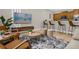 Open concept living area with modern furniture and kitchen views at 2955 Banana Palm Dr, Kissimmee, FL 34747