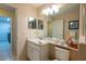 Bathroom with a single sink and toilet at 1042 Winding Waters Cir, Winter Springs, FL 32708