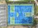 Full-size outdoor basketball court with two hoops at 2338 Silver Palm Dr, Kissimmee, FL 34747