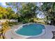 Relaxing kidney-shaped pool surrounded by lush landscaping at 3417 Pershing Ave, Orlando, FL 32812