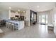 Modern kitchen with breakfast bar and granite countertops at 2713 Golden Trout Ln, Edgewater, FL 32141