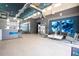 Modern lobby with comfortable seating and large artwork at 7740 Sandy Ridge Dr # 218, Reunion, FL 34747
