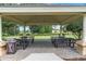 Covered picnic pavilion with multiple tables and benches, perfect for outdoor gatherings at 2809 Almaton Loop # 304, Kissimmee, FL 34747