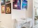 Small study area with a white desk and chair at 2809 Almaton Loop # 304, Kissimmee, FL 34747