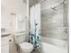 Clean bathroom, shower/tub combo, granite vanity at 2809 Almaton Loop # 304, Kissimmee, FL 34747