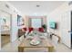 Open living room and dining area with modern decor at 2809 Almaton Loop # 304, Kissimmee, FL 34747