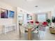 Light and bright dining area with seating for six at 2809 Almaton Loop # 304, Kissimmee, FL 34747