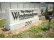 Community entrance sign for The Villages of Wind Meadows at 280 Windmeadows St, Altamonte Springs, FL 32701