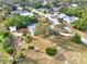Aerial view showing home's location in a residential neighborhood at 504 Osceola Ave, Eustis, FL 32726