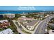 Aerial view of townhouses near the ocean in Daytona Beach, Florida at 107 Oceans Cir, Daytona Beach Shores, FL 32118