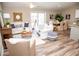 Open and airy living room with a coastal theme and lots of natural light at 107 Oceans Cir, Daytona Beach Shores, FL 32118