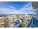 Balcony with panoramic city views at 150 E Robinson St # 3106, Orlando, FL 32801