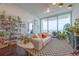 Bright and spacious living room with city views at 150 E Robinson St # 3106, Orlando, FL 32801