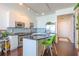 Modern kitchen with stainless steel appliances and an island at 150 E Robinson St # 3106, Orlando, FL 32801