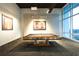 Modern game room featuring a pool table and large windows at 150 E Robinson St # 3106, Orlando, FL 32801