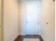 Simple entryway with dark hardwood floors at 150 E Robinson St # 3106, Orlando, FL 32801