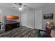 Relaxing bedroom with large TV and plenty of closet space at 3356 Robert Trent Jones Dr # 101, Orlando, FL 32835