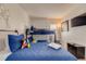 bedroom with a bunk bed and comfortable bedding at 6165 Carrier Dr # 2602, Orlando, FL 32819