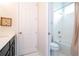Bathroom with tub, toilet, and vanity at 9043 Sunshine Ridge Loop, Kissimmee, FL 34747
