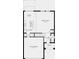Two-story home floor plan featuring kitchen, great room, 2-car garage, and 3 bedrooms at 5736 Le Marin Way, Kissimmee, FL 34758