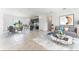 Open concept living and kitchen area with modern finishes at 1910 Lakeview Ln, Poinciana, FL 34759