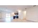 Modern kitchen featuring dark cabinetry and granite countertops at 1910 Lakeview Ln, Poinciana, FL 34759