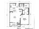 Unit B floor plan showing kitchen, living room and Primary bedroom at 202 E South St # 6042, Orlando, FL 32801