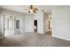 Main bedroom with access to the backyard patio at 6311 Alamanda Hills Dr, Lakeland, FL 33813
