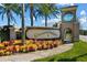 ChampionsGate community entrance with landscaping and signage at 1092 Downswing Pl, Davenport, FL 33896