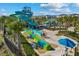 Community water park with slides and a lazy river at 1092 Downswing Pl, Davenport, FL 33896
