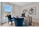 Home office with blue chairs and large window with a view at 1771 Three Bars Rd, Kissimmee, FL 34744
