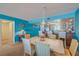 Open concept dining room and kitchen area at 5501 S Atlantic Ave # 307, New Smyrna Beach, FL 32169