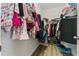Large walk-in closet with ample hanging space and shelving at 5443 Carrara Ct, St Cloud, FL 34771