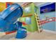 Toy Story themed bedroom with a slide and built in bunk beds at 1110 Watson Ct, Reunion, FL 34747