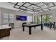 Game room featuring a pool table and shuffleboard at 1110 Watson Ct, Reunion, FL 34747