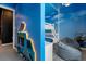bedroom with bunk beds, beanbag chairs, and Minions-themed decor at 4306 Lana Ave, Davenport, FL 33897