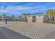 Outdoor sand volleyball court with restroom facilities at 4306 Lana Ave, Davenport, FL 33897